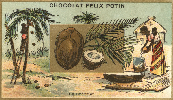 Доисторические карты с маршрутами торговли кокосами