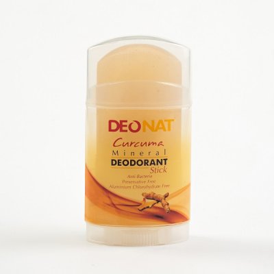Дезодорант-кристалл «ДеоНат» с куркумой, желтый стик, вывинчивающийся (twist-up), 100 гр.