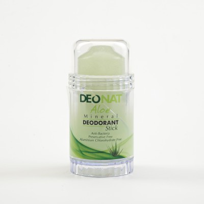 Дезодорант-кристалл «ДеоНат» с натуральным соком алоэ, стик зеленый