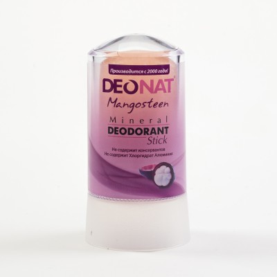 Дезодорант-кристалл «ДеоНат» с соком мангостина, розовый стик