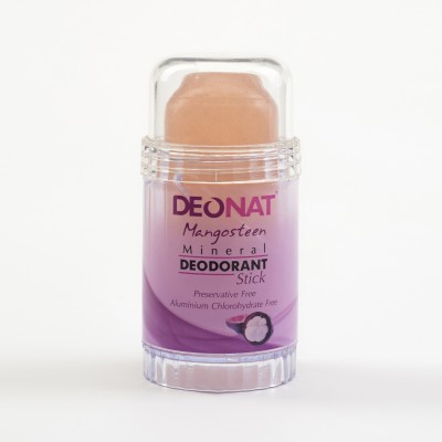 Дезодорант-кристалл «ДеоНат» с соком мангостина, розовый стик, вывинчивающийся